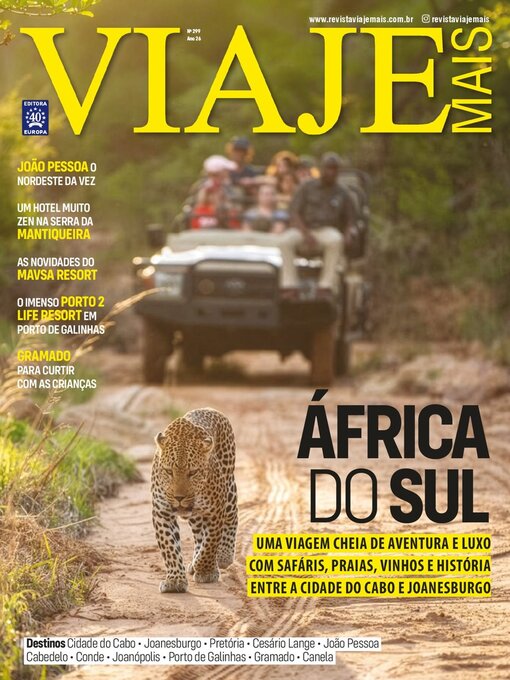 Cover image for Revista Viaje Mais
